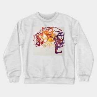 Neurodiverse brain on art Crewneck Sweatshirt